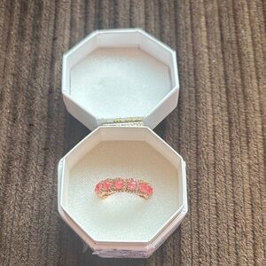 Resort: Pink Quartz on Rose Gold Ring